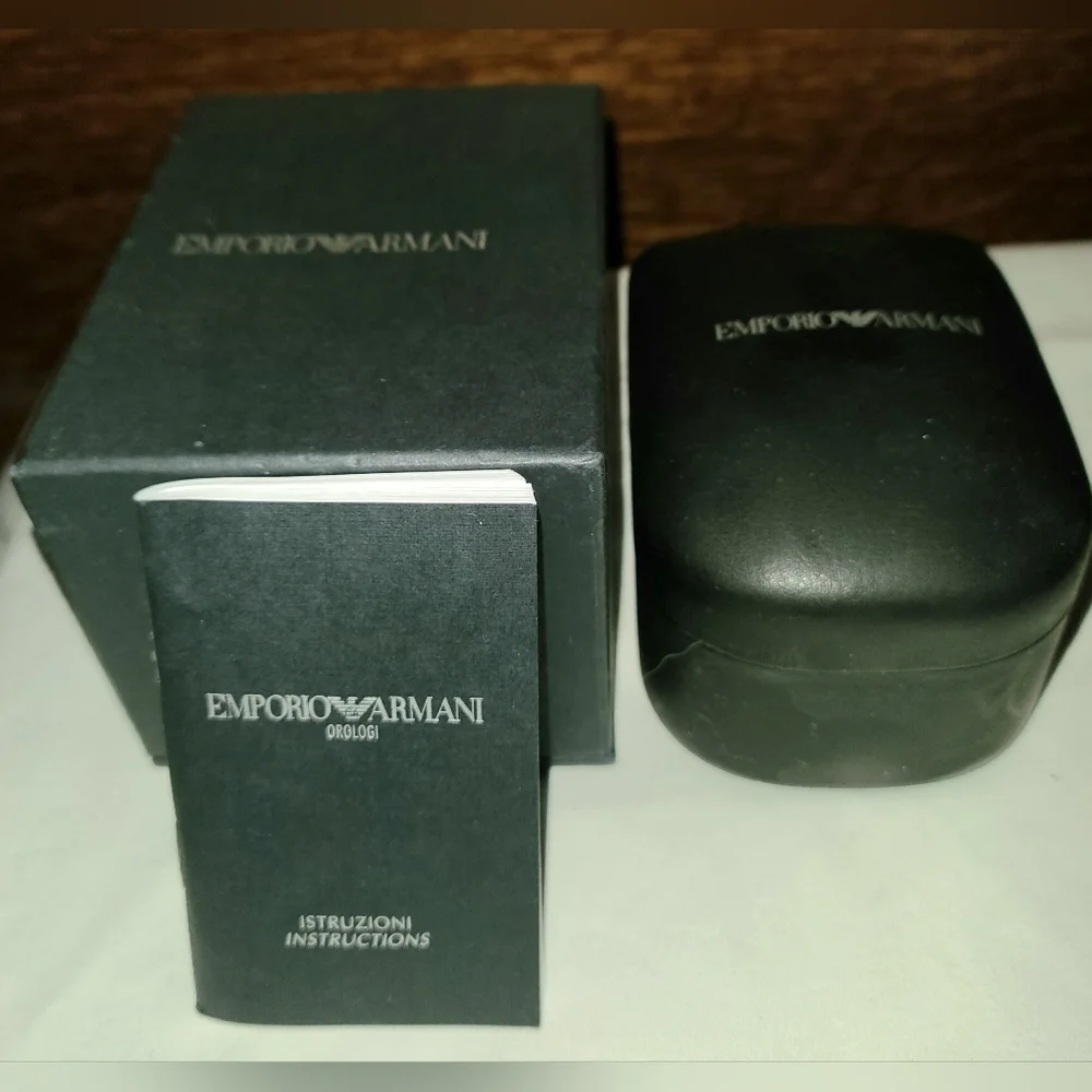Unique Emporio Armani Stainless Steel Hard Band in Box